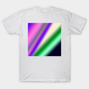 red blue green abstract texture pattern art T-Shirt